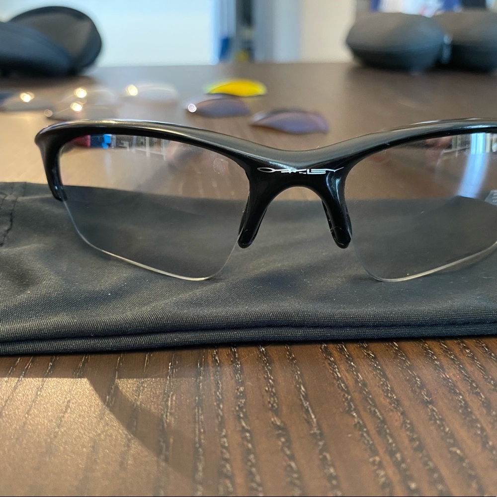 Vintage Oakley “Half Jacket’s” with 5 sets interchangeable lenses